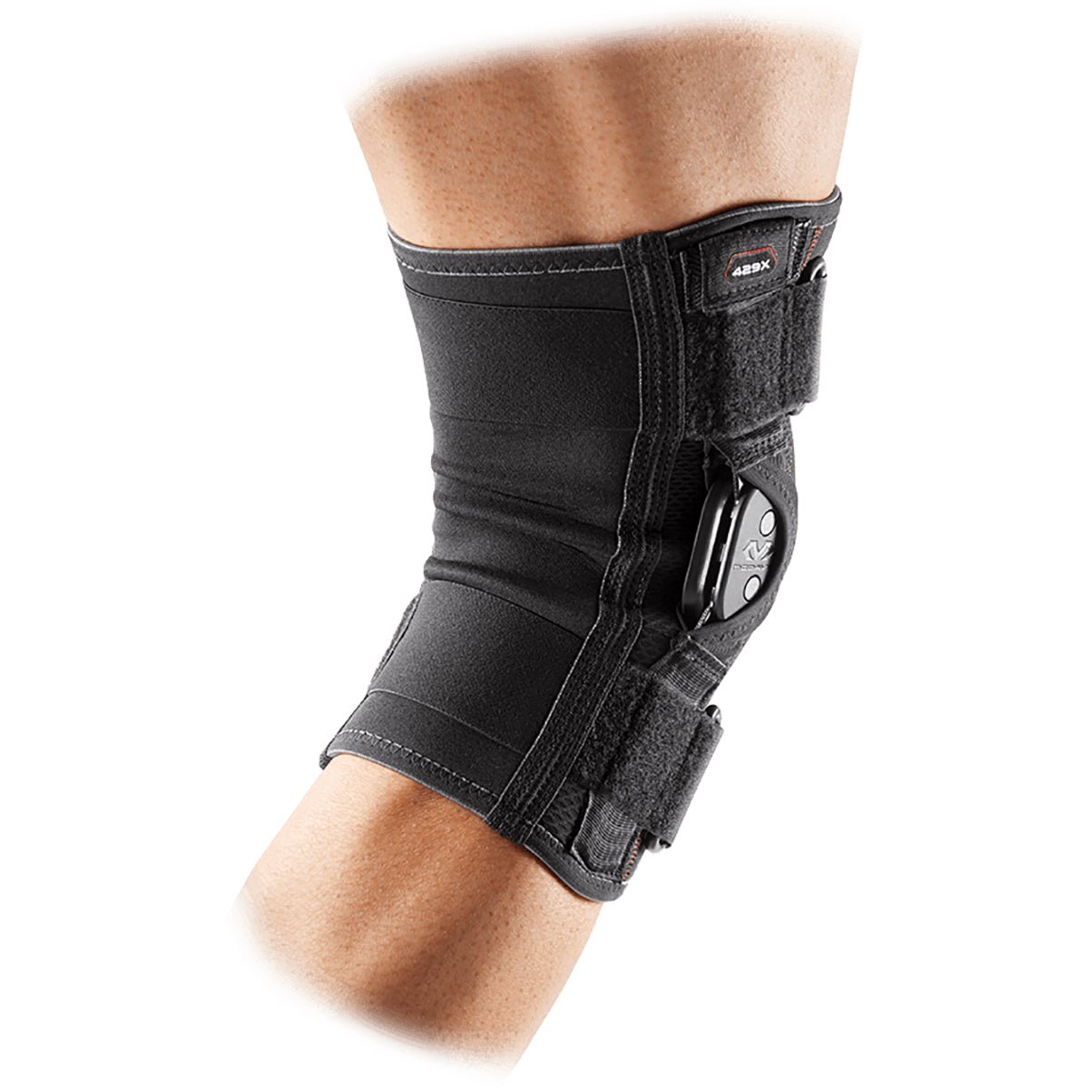 McDavid 429RX Hinged Knee Brace with Crossing Straps - Black - Forza Sports