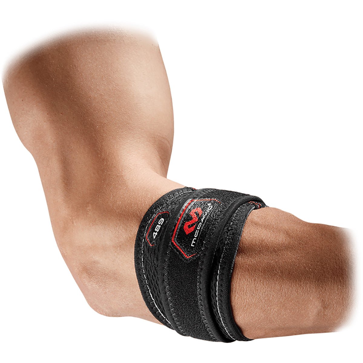 McDavid 489 Dual Band Elbow Support w/ Pads - Black - Forza Sports