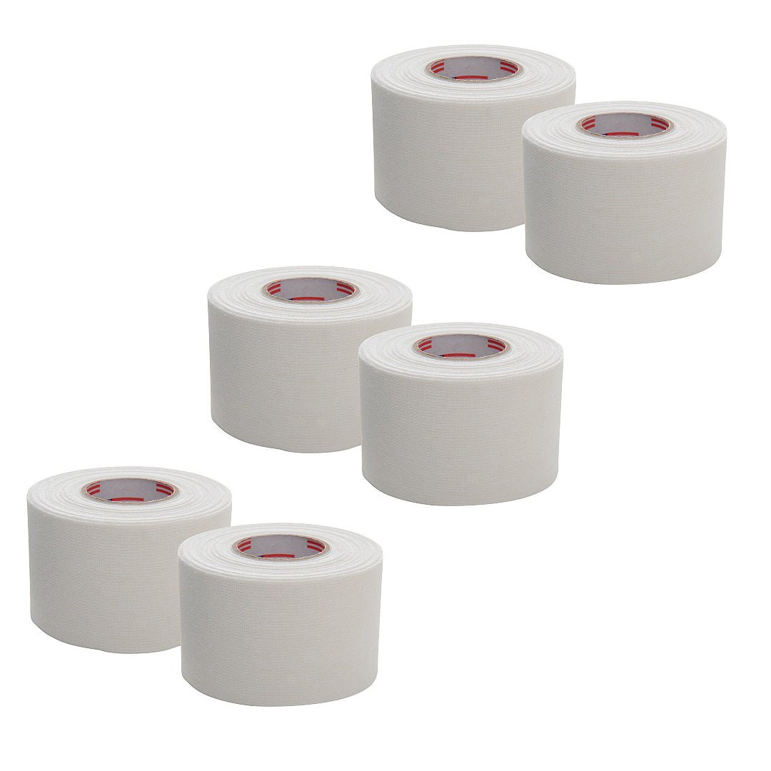 McDavid 61271 Athletic Tape 6 Pack - White - 1_" x 10 yds. - Forza Sports