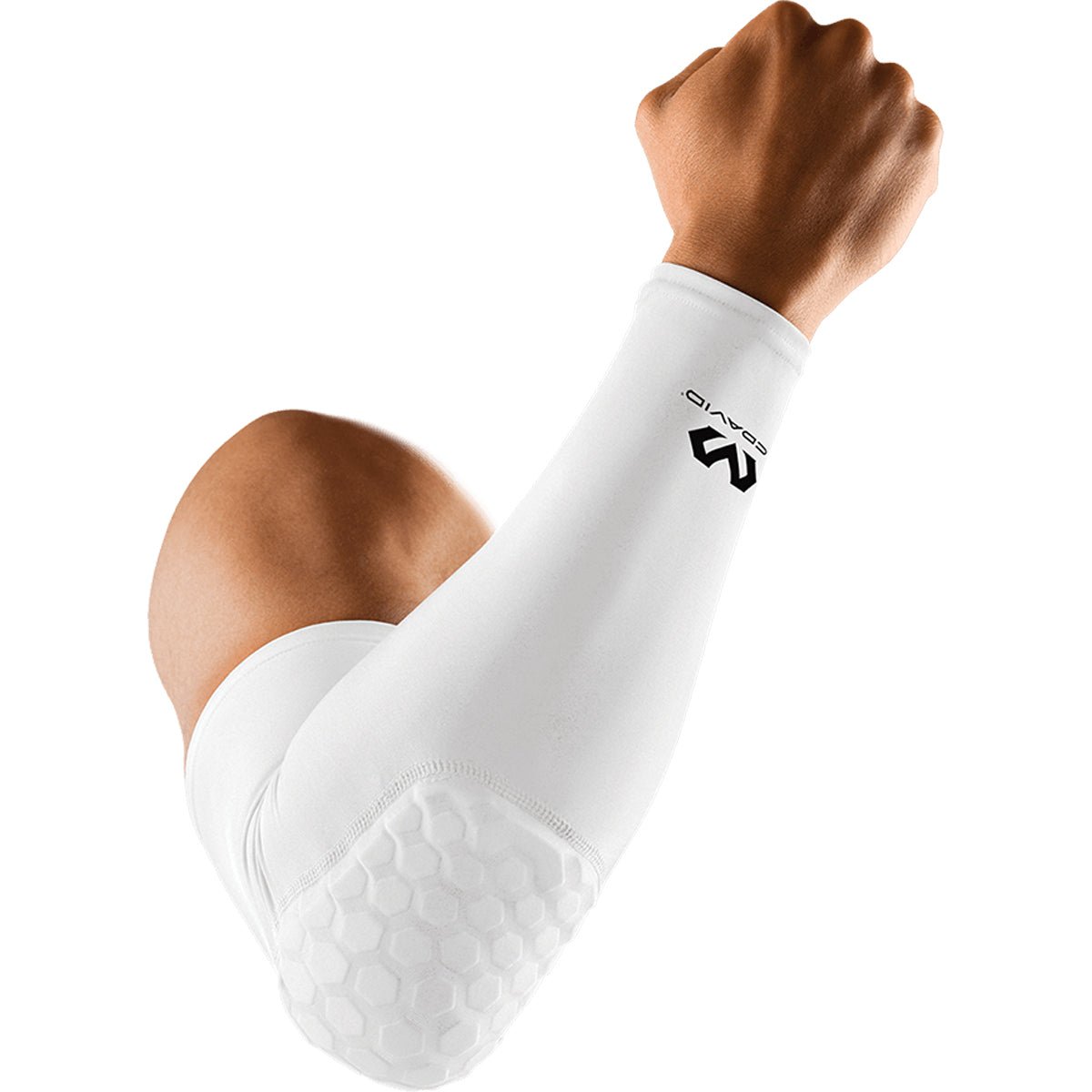 McDavid Adult HEX Protective Shooter Arm Sleeve - White - Forza Sports