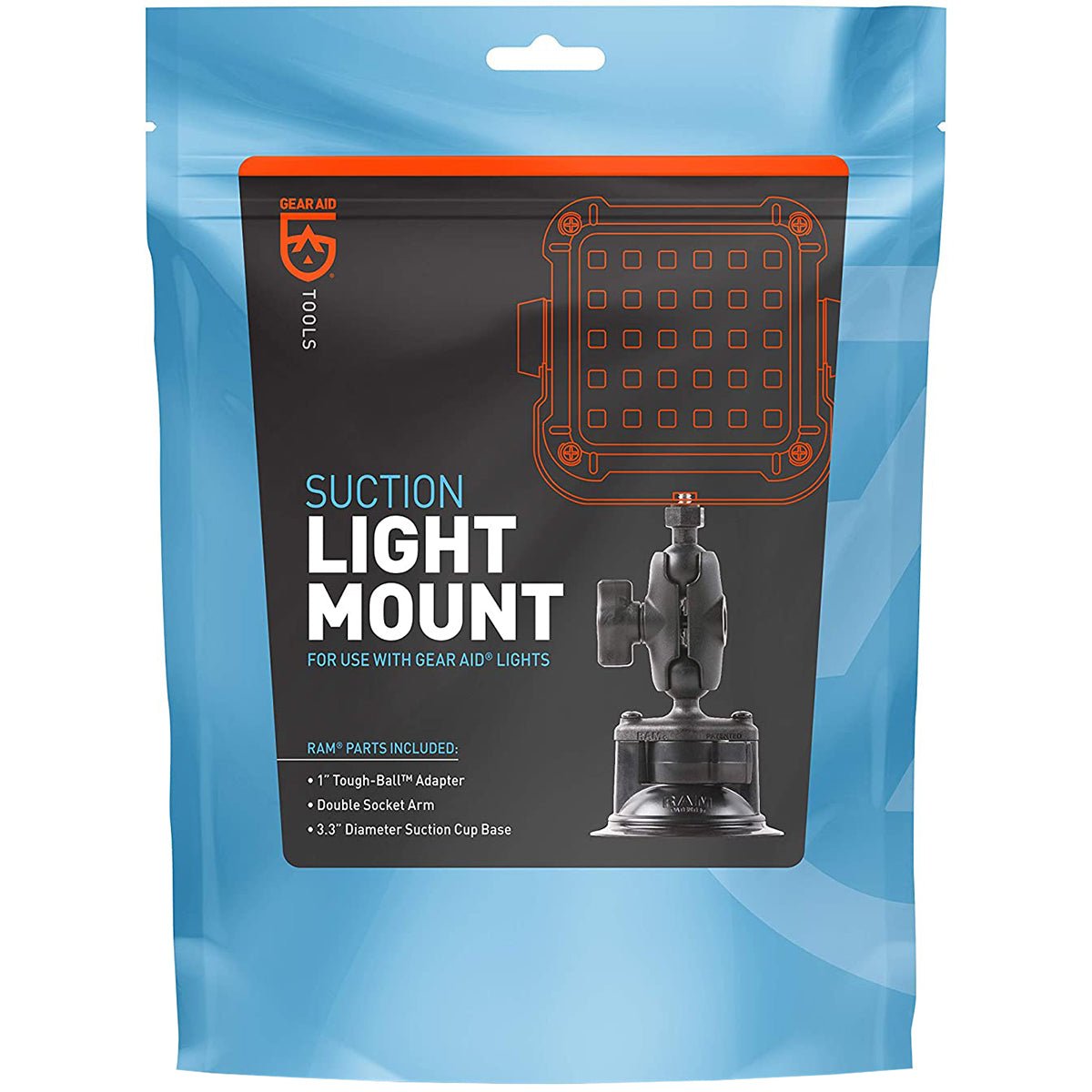 Gear Aid RAM Suction Light Mount - 2 - Pack - Forza Sports