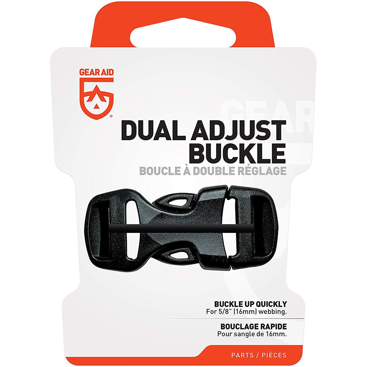 Gear Aid Dual Adjust No - Sew Replacement Buckle - 2 - Pack - Forza Sports