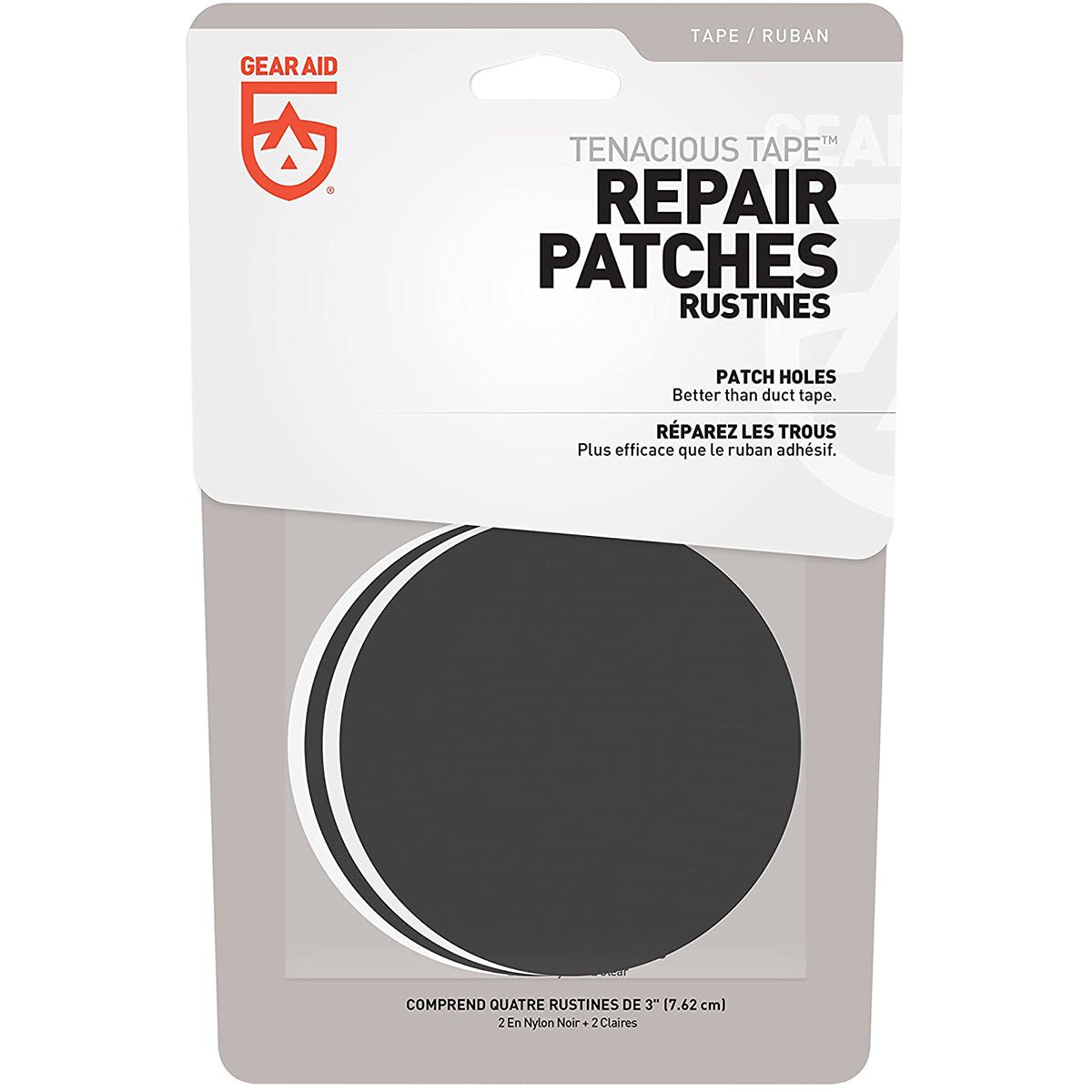 Gear Aid Tenacious Tape Repair Patches - Clear/Black - Forza Sports