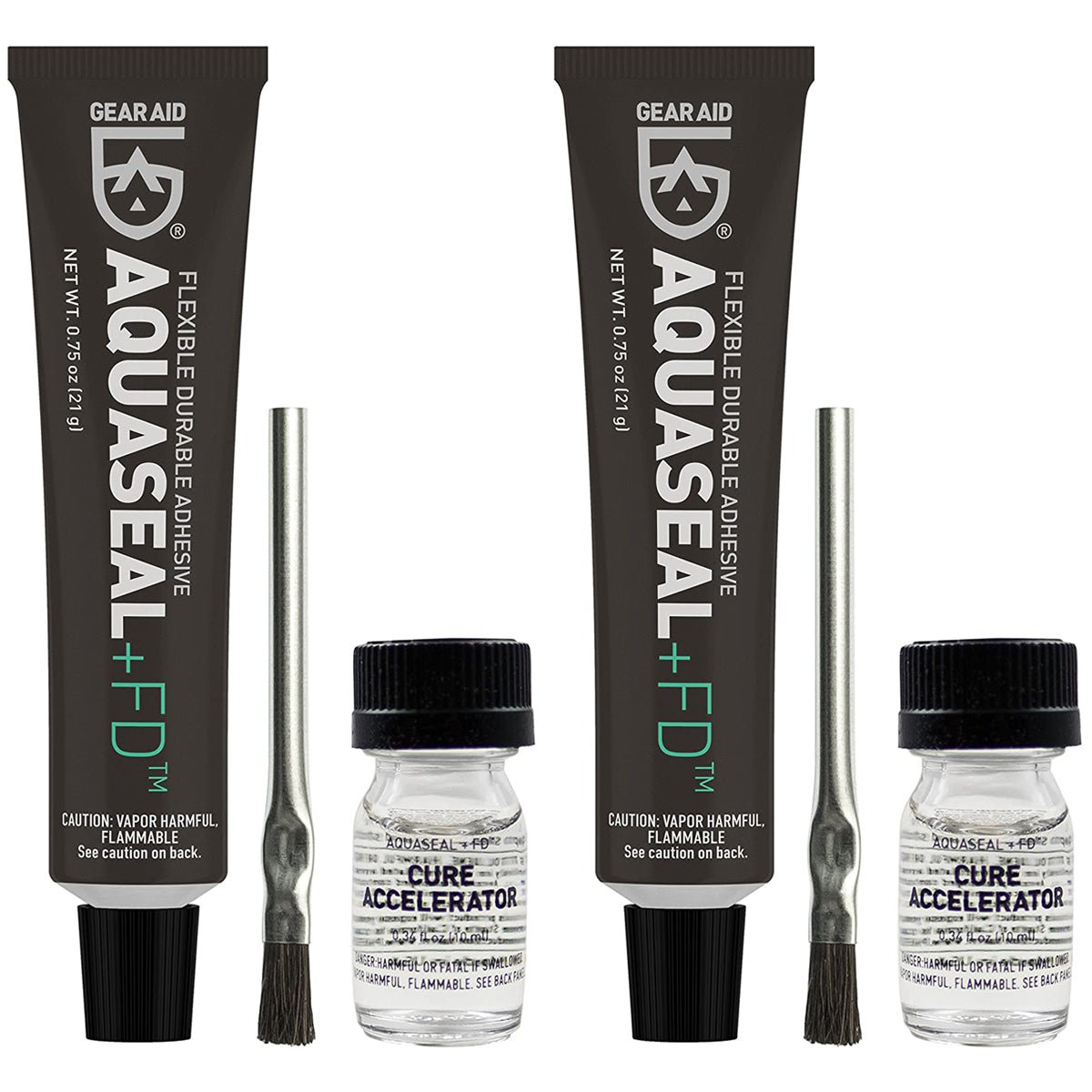 Gear Aid Aquaseal 0.75 oz. FD Wetsuit Repair Adhesive/Cure Accelerator - 2 - Pack - Forza Sports