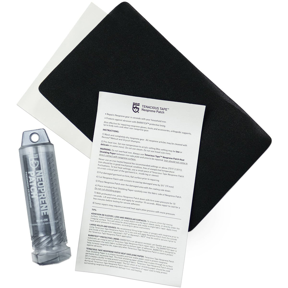 Gear Aid Tenacious Tape Iron - On Neoprene Patch - Forza Sports