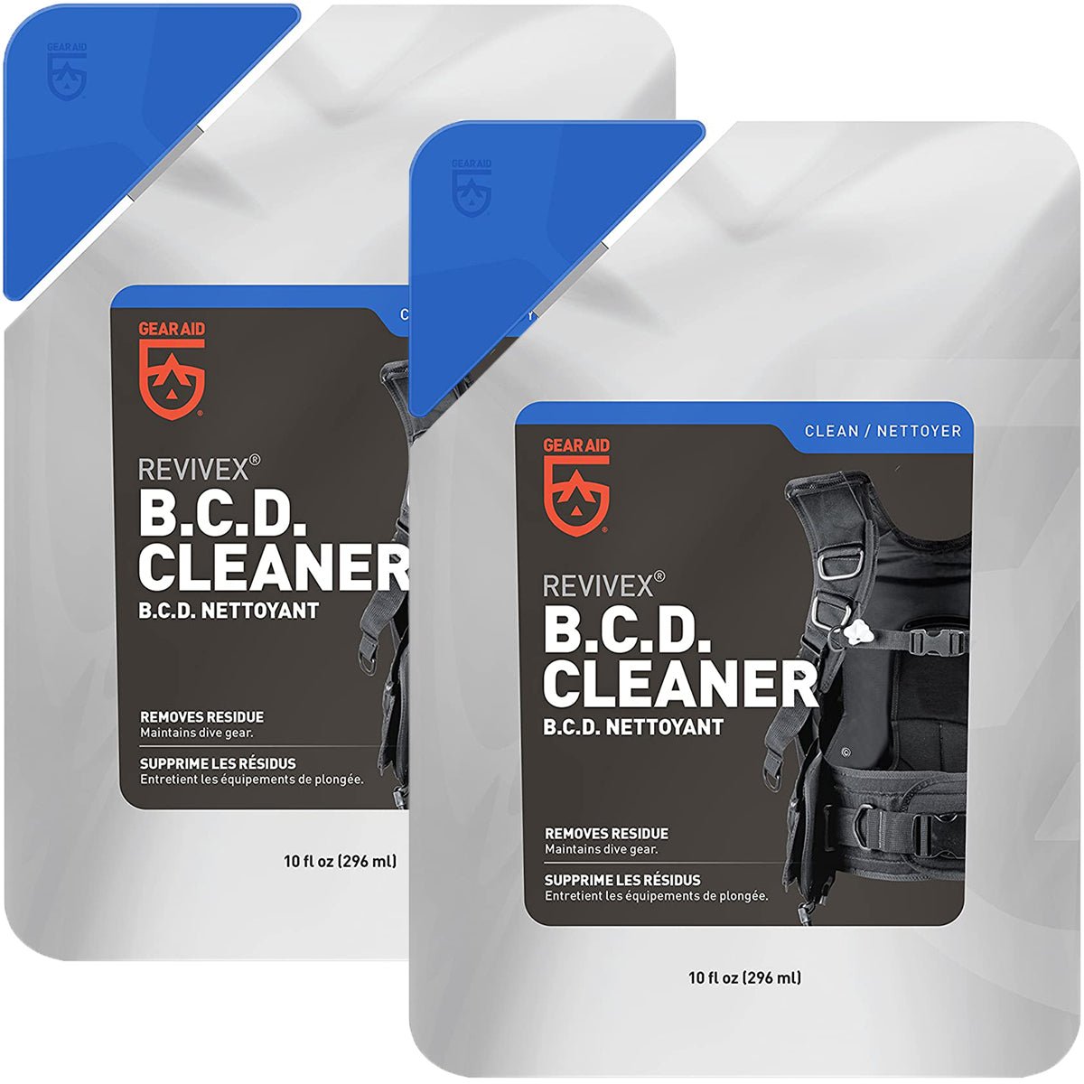 Gear Aid Revivex 10 oz. B.C.D. Cleaner and Conditioner - 2 - Pack - Forza Sports