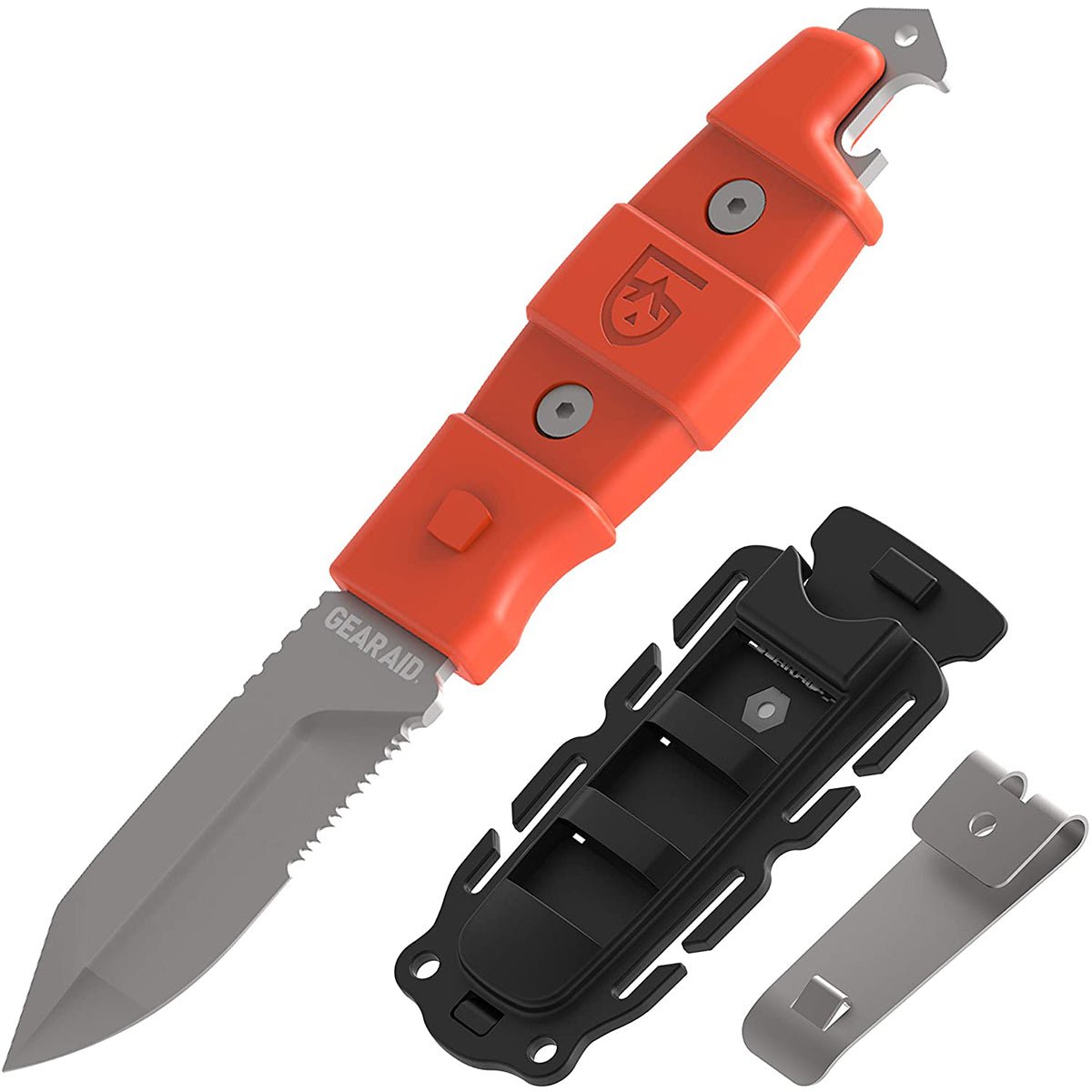 Gear Aid 3" Buri Drop Point Fixed Blade Utility Knife with Sheath - Forza Sports