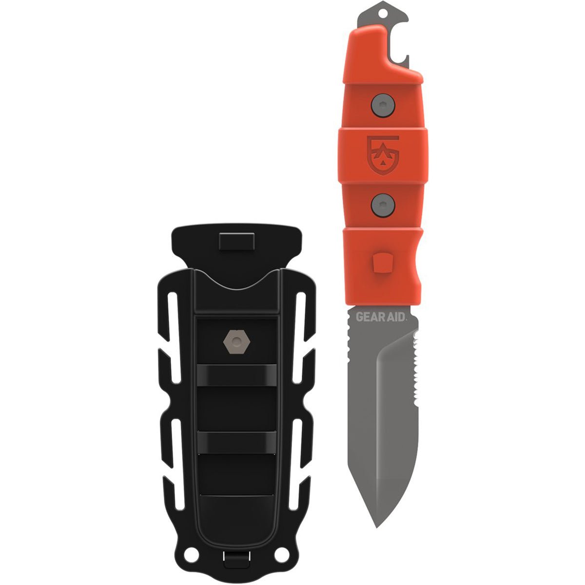 Gear Aid 3" Buri Drop Point Fixed Blade Utility Knife with Sheath - Forza Sports