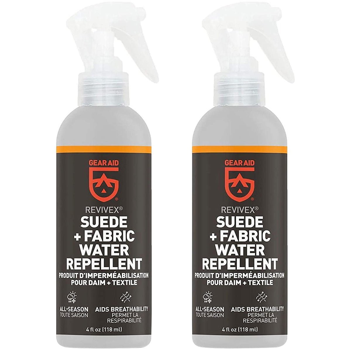 Gear Aid Revivex 4 oz. Suede and Fabric Footwear Water Repellent - 2-Pack - Forza Sports