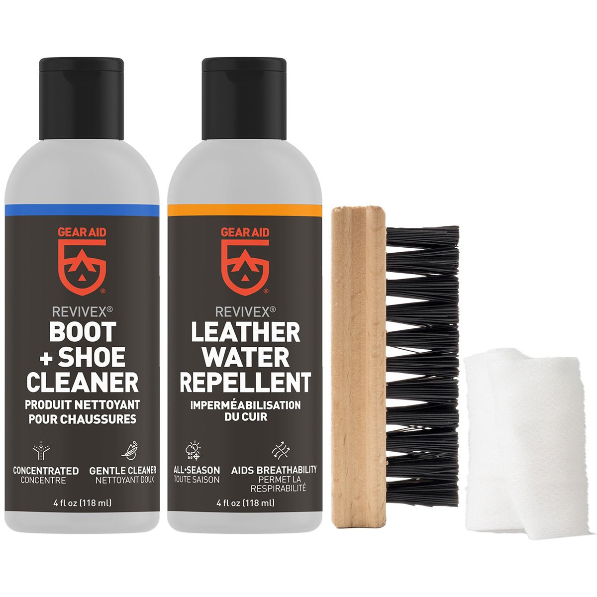 Gear Aid Revivex Leather Boot Care Kit - 2-Pack - Forza Sports