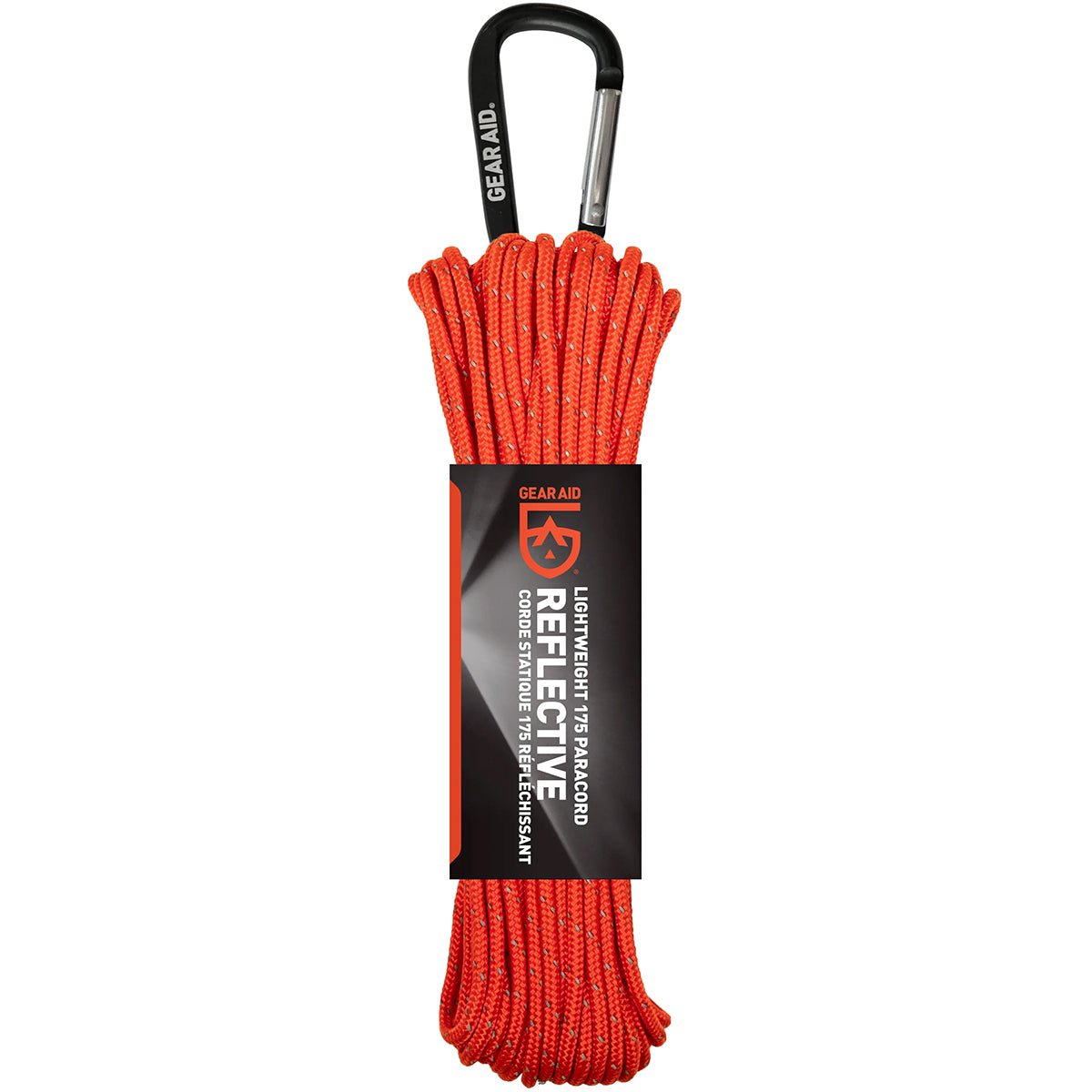 Gear Aid 100 ft. Light - Duty 175 Paracord - Orange Reflective - Forza Sports