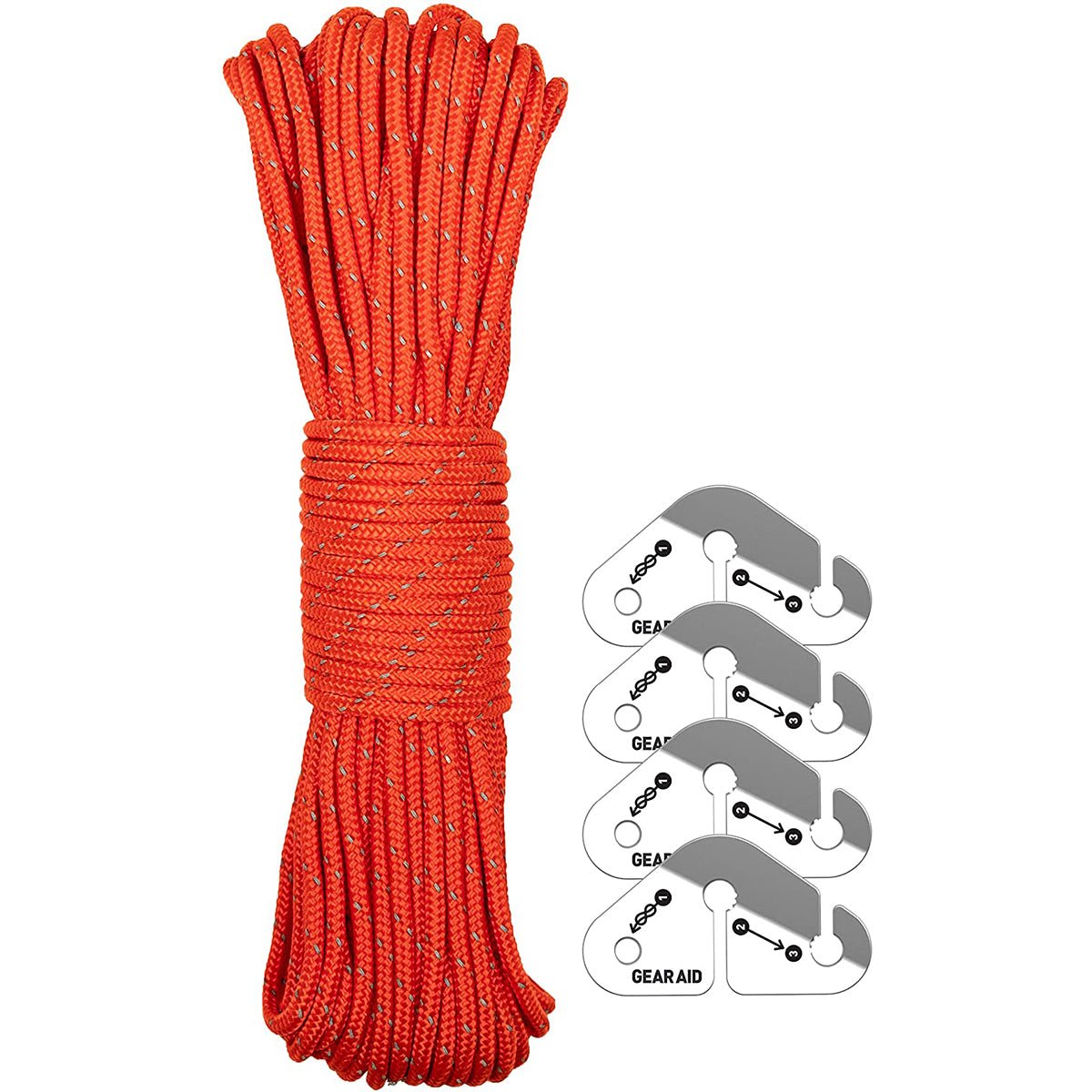 Gear Aid 50 ft. Reflective Guyline Kit with Tensioners - Forza Sports