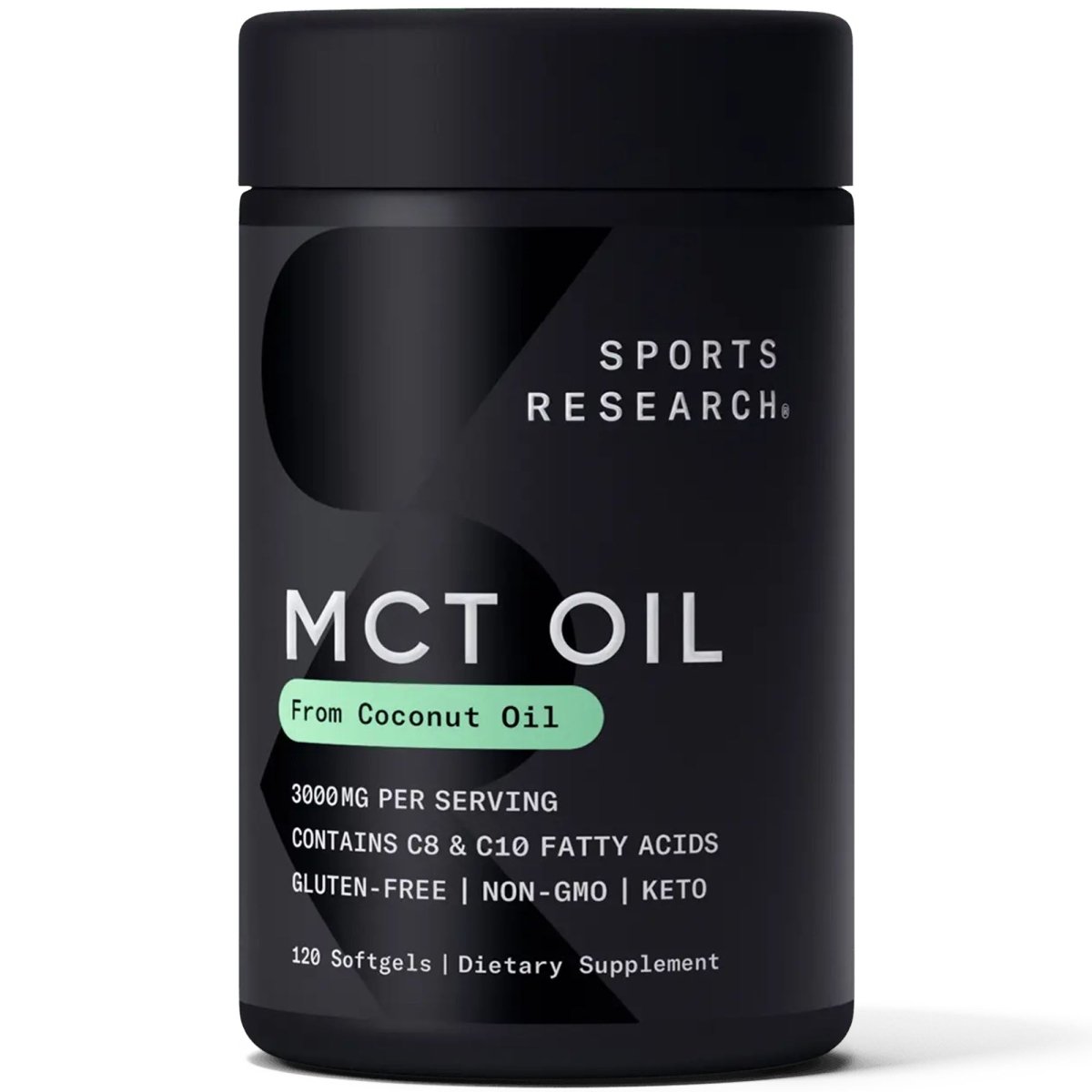 Sports Research MCT Oil Dietary Supplement - 120 Softgels - Forza Sports