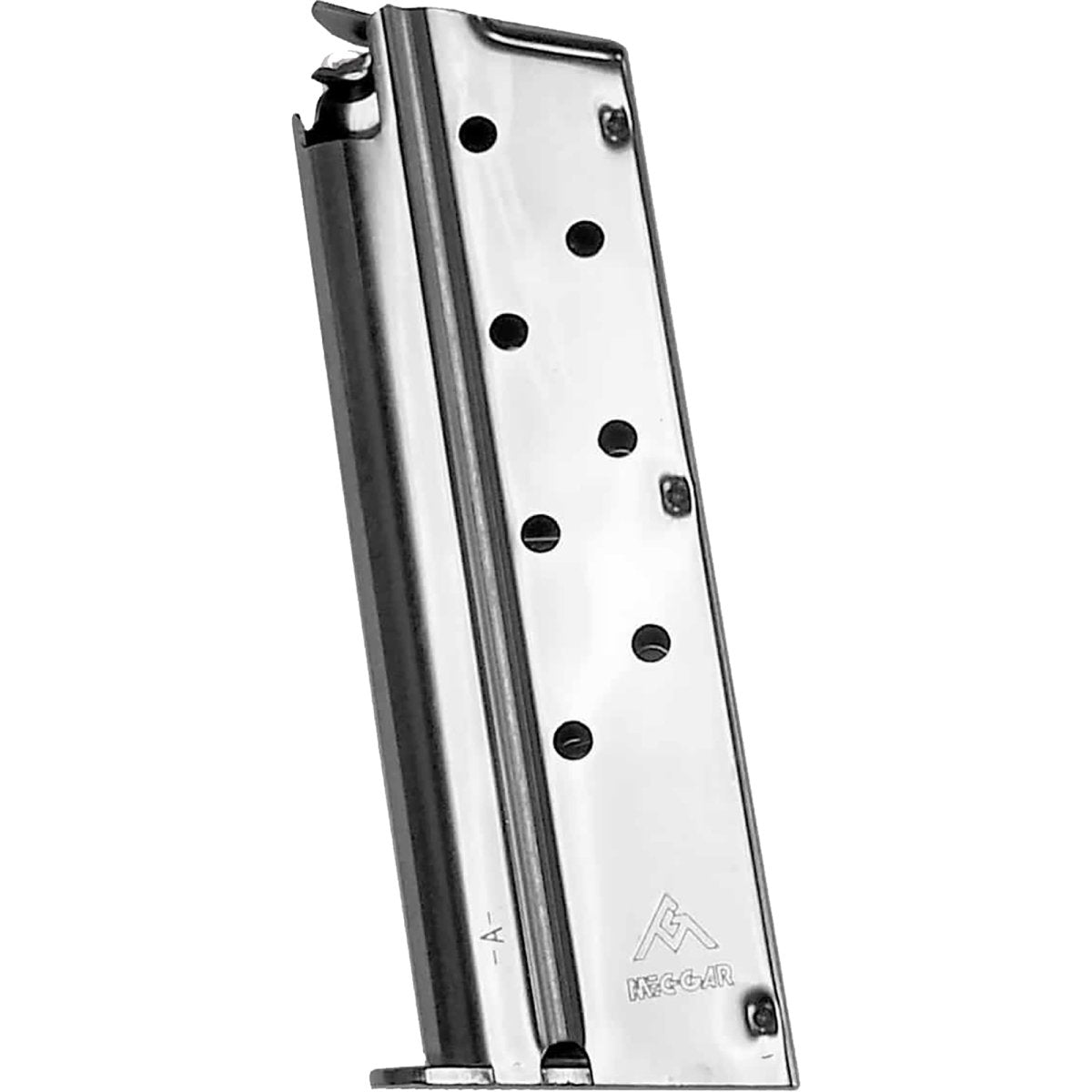 Mec - Gar 8 - Round Magazine for 1911 Officer/Compact 9mm MGCGOV9LCN Nickel Coating - Forza Sports