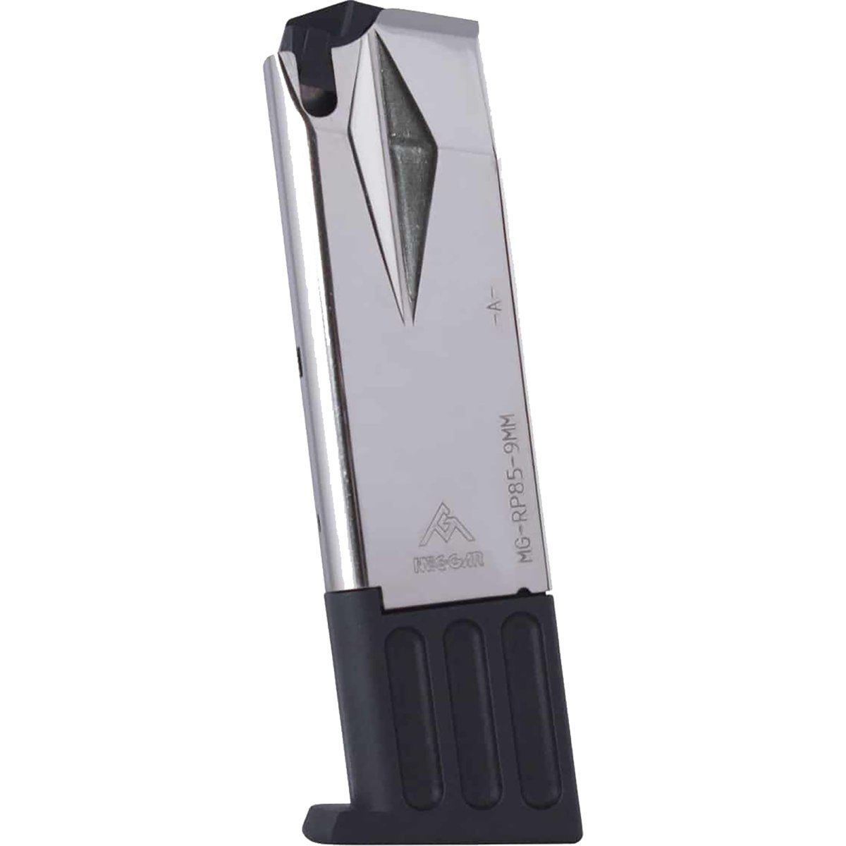 Mec - Gar 10 - Round Magazine for Ruger P85, 89, 93, 94, 95 9mm MGRP8510N Nickel - Forza Sports