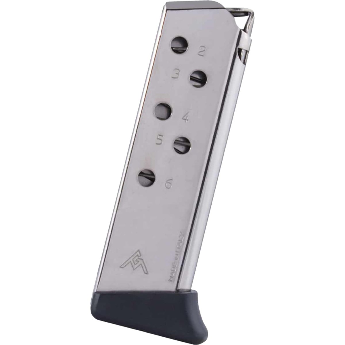 Mec - Gar 7 - Round Magazine for Walther PPK Finger Rest .380 ACP MGWPPKFRN Nickel - Forza Sports
