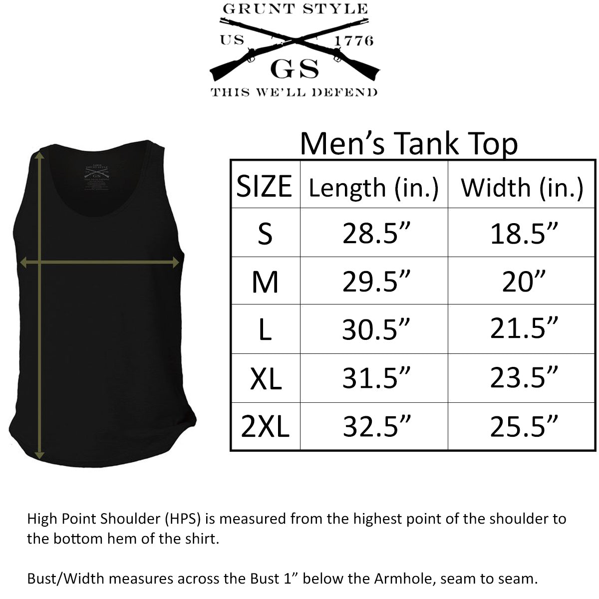 Grunt Style Rifle Flag Tank Top - Black - Forza Sports
