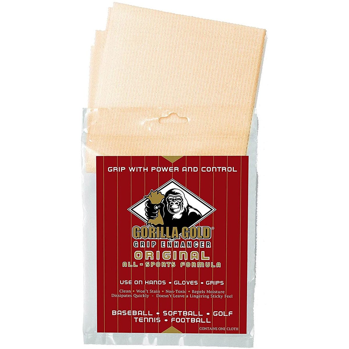 Gorilla Gold Original Reusable All Sport Tackifying Grip Enhancer Towel - Forza Sports