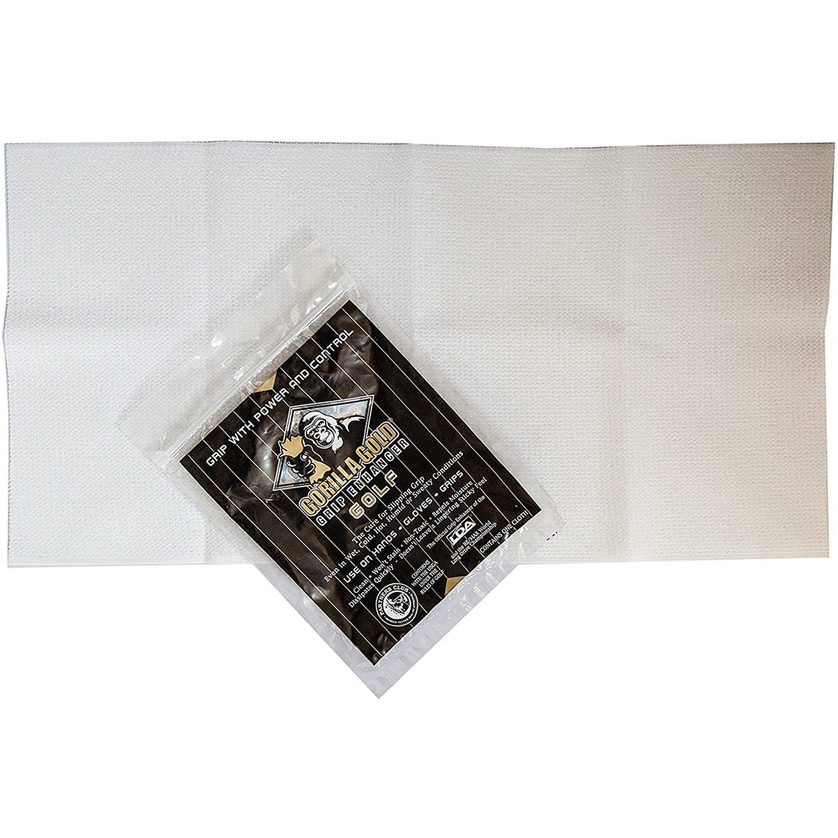 Gorilla Gold Reusable Tackifying Golf Grip Enhancer Towel - Forza Sports