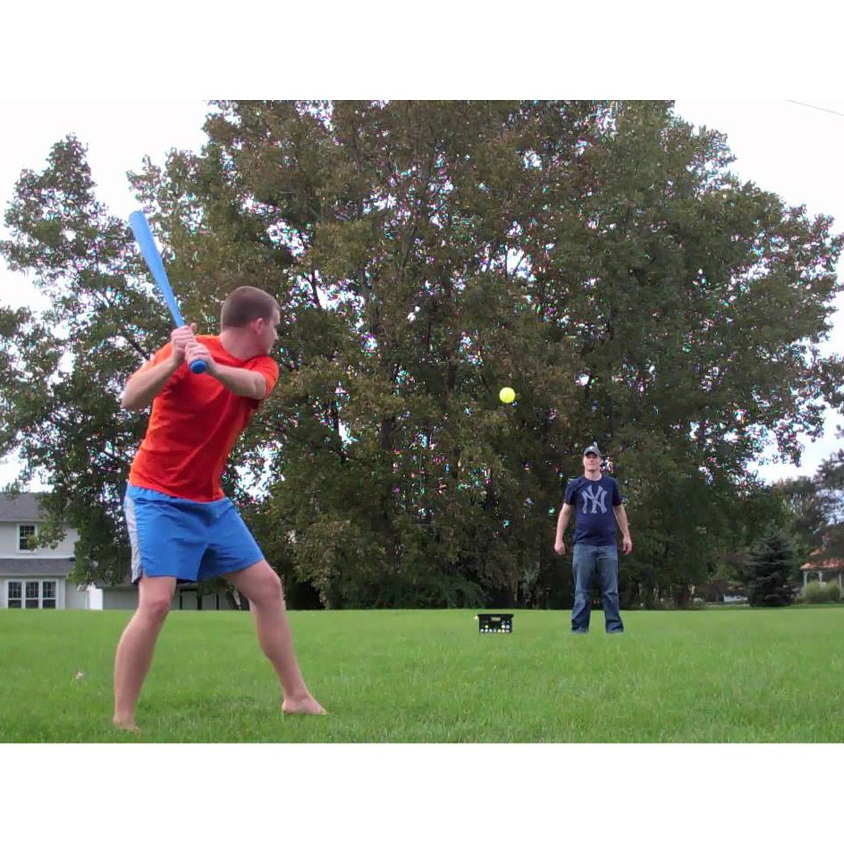 Blitzball "The Ultimate Backyard Baseball" Curve Training Plastic Ball & Bat Set - Forza Sports