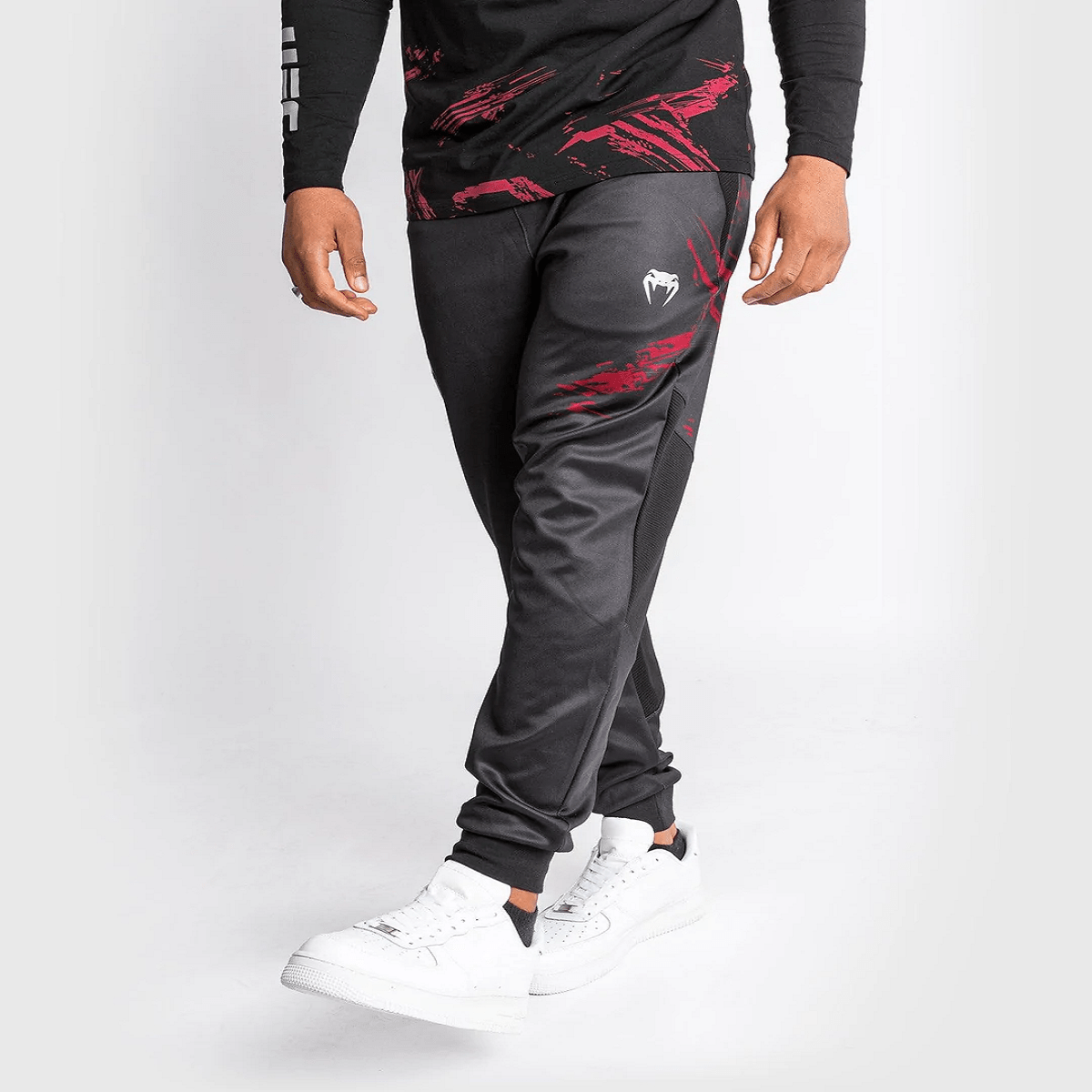 Venum UFC Authentic Fight Week 2.0 Jogger Pants - Black/Red - Forza Sports