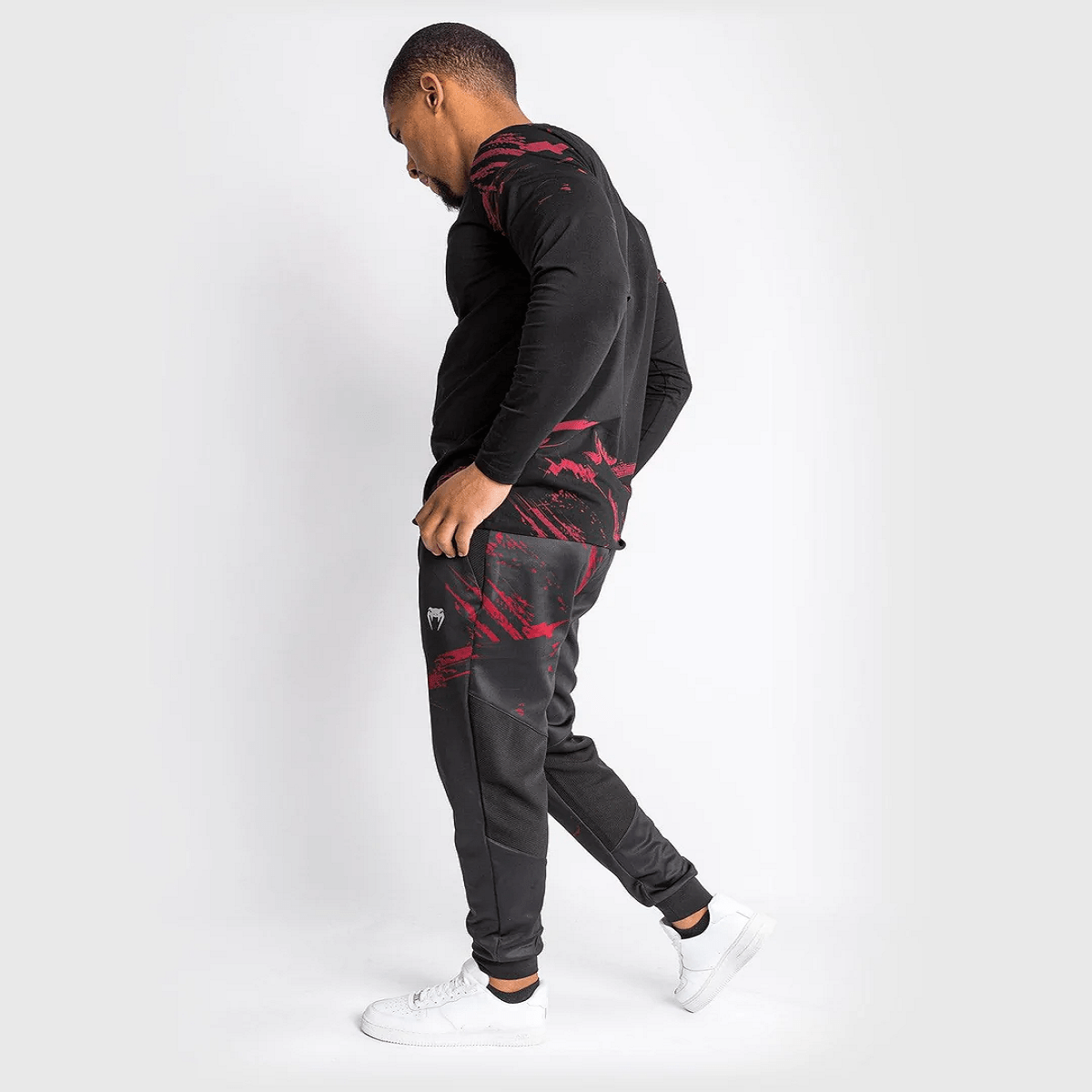 Venum UFC Authentic Fight Week 2.0 Jogger Pants - Black/Red - Forza Sports
