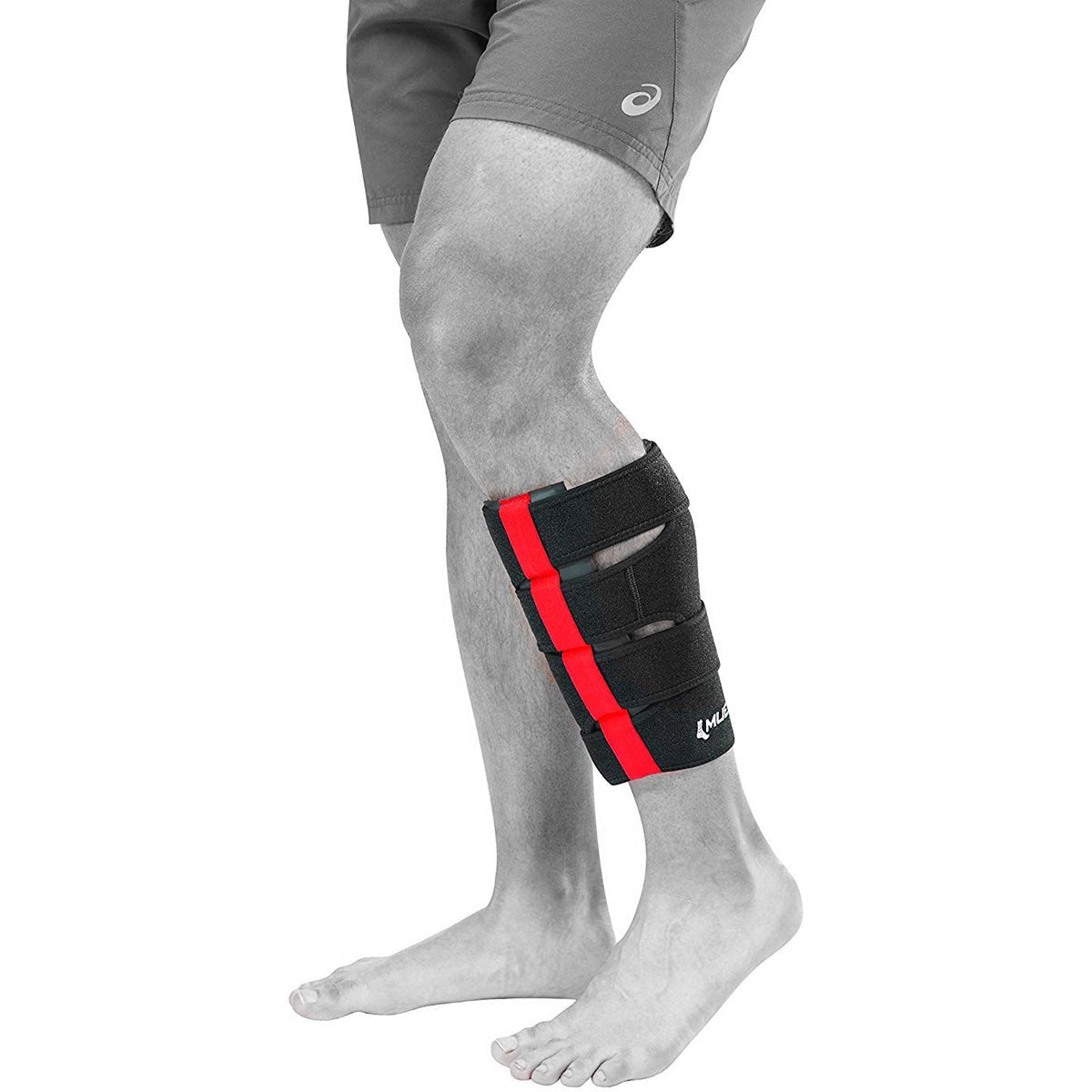 Mueller Multi - Directional Calf Wrap - L/XL - Black/Red - Forza Sports