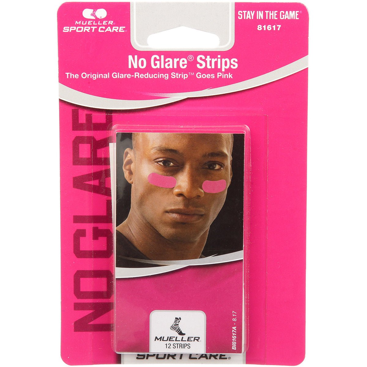 Mueller 12 Pack No Glare Strips - Pink - Forza Sports