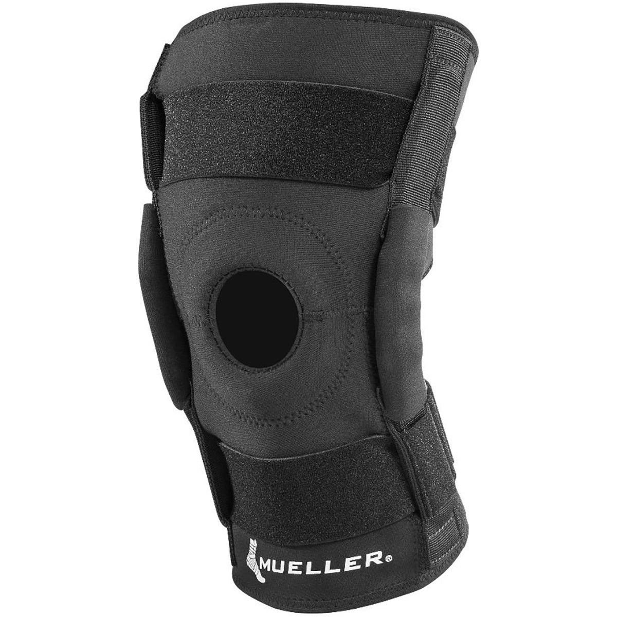 Mueller Hinged Wraparound Knee Support Brace - Black - Forza Sports
