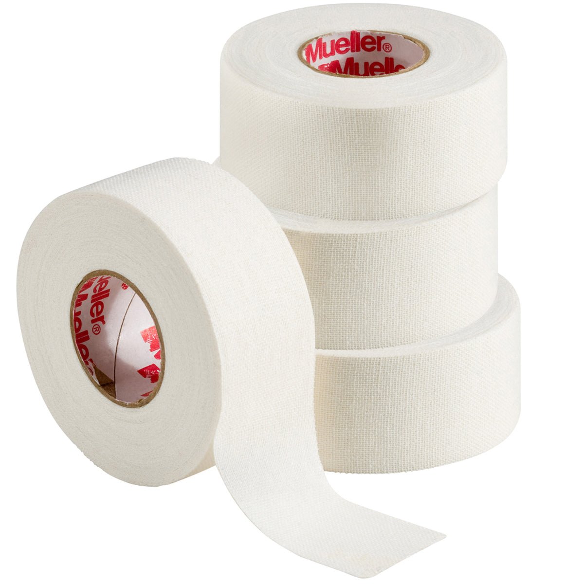 Mueller Sports Medicine MTape Athletic Tape 4 - Pack - White - Forza Sports