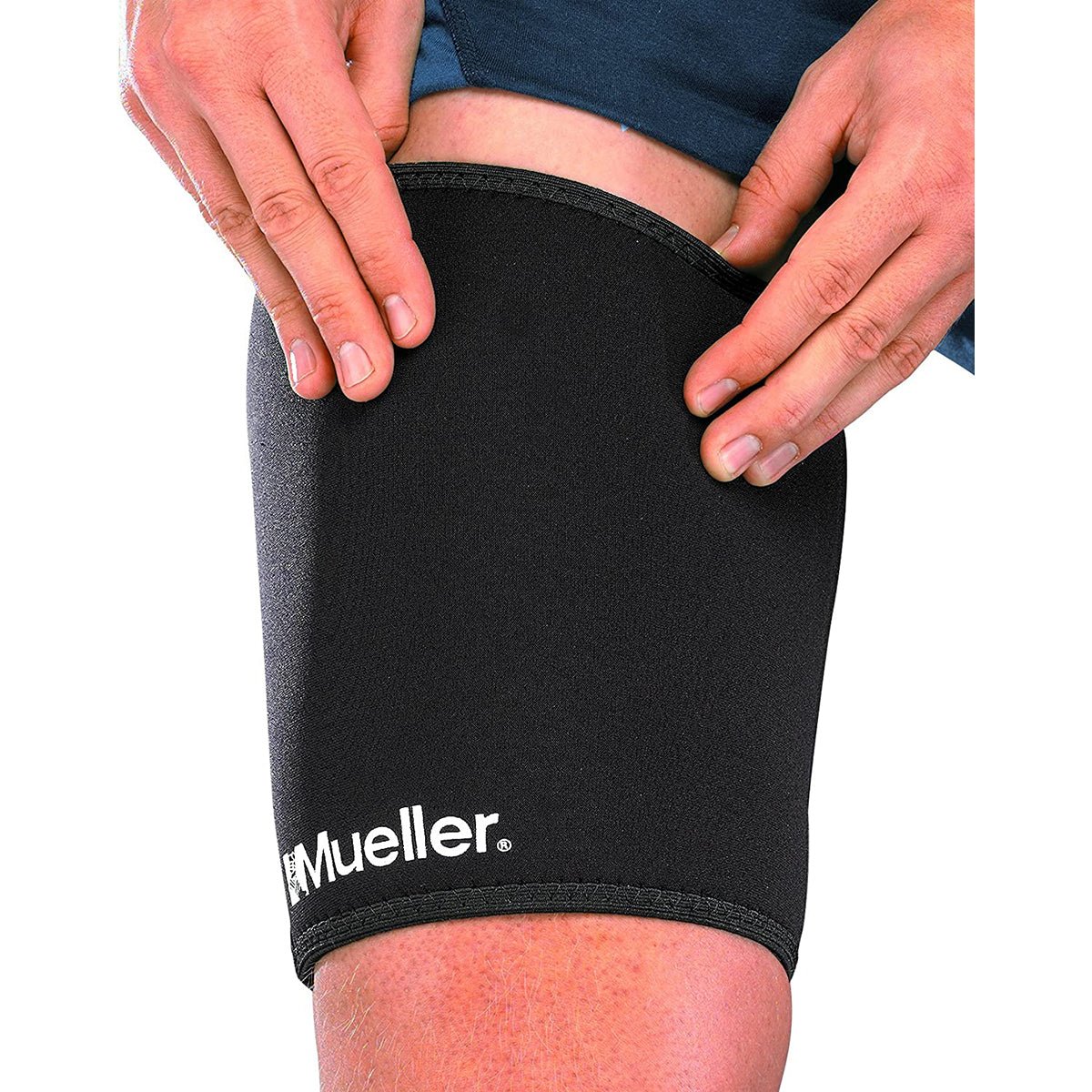 Mueller Adjustable Thigh Support - Black - Forza Sports