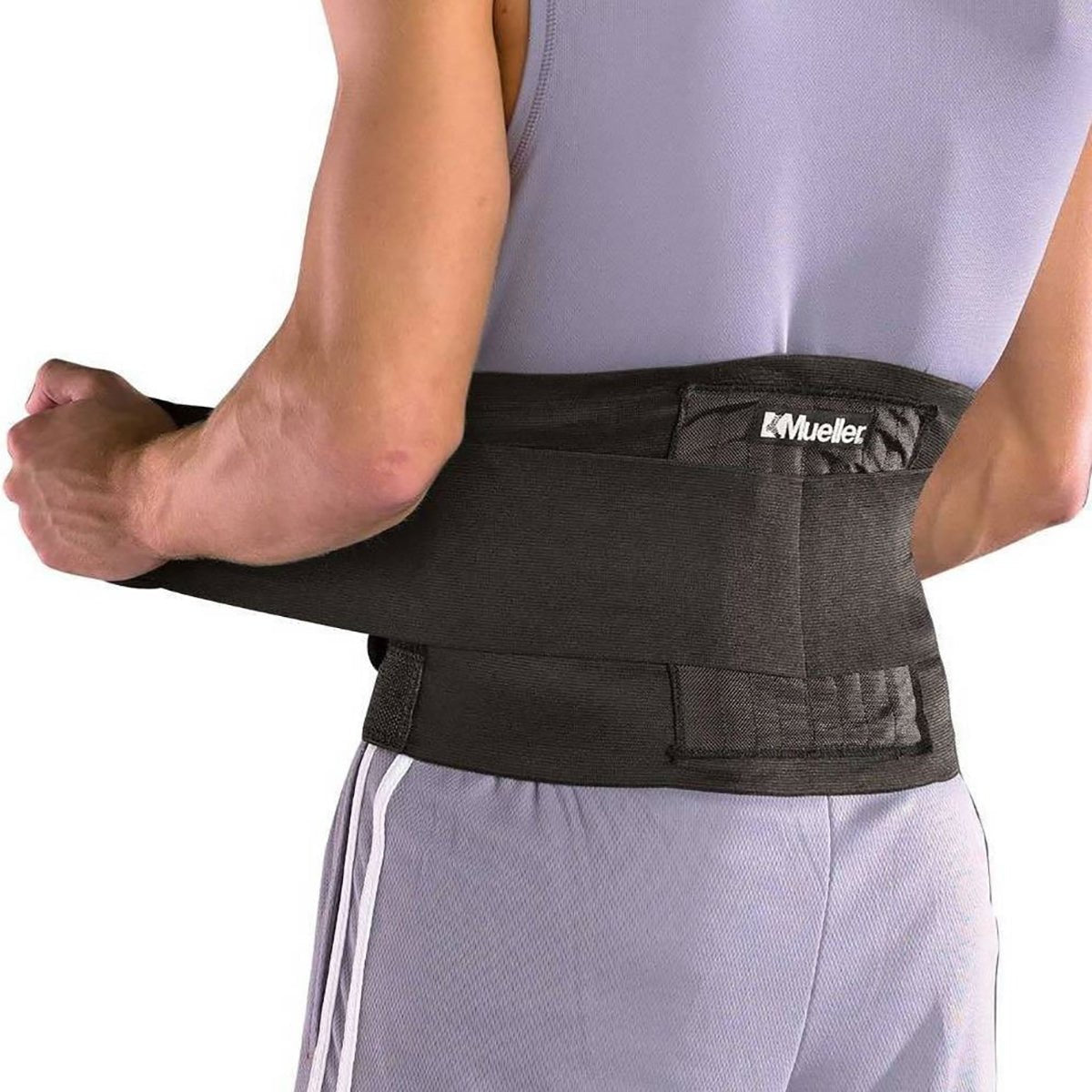 Mueller Adjustable Back Brace - Black - Forza Sports