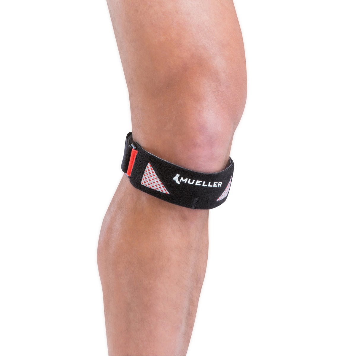 Mueller Sports Medicine Advanced Patella Strap - Black/Red - Forza Sports