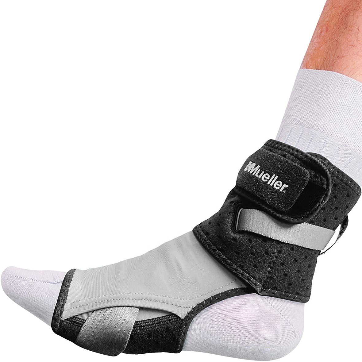 Mueller Sports Medicine Adjustable Plantar Fasciitis Night Support - Black - Forza Sports