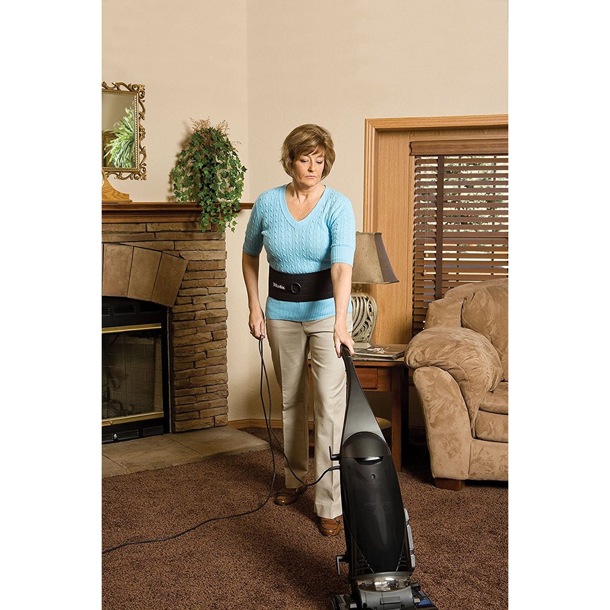 Mueller Adjustable Back and Abdominal Support - Black - Forza Sports
