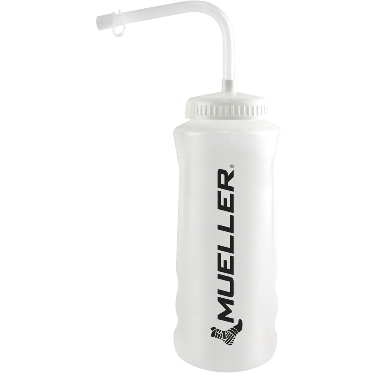 Mueller Sports Medicine Quart Water Bottle With Straw - Natural/Black - Forza Sports