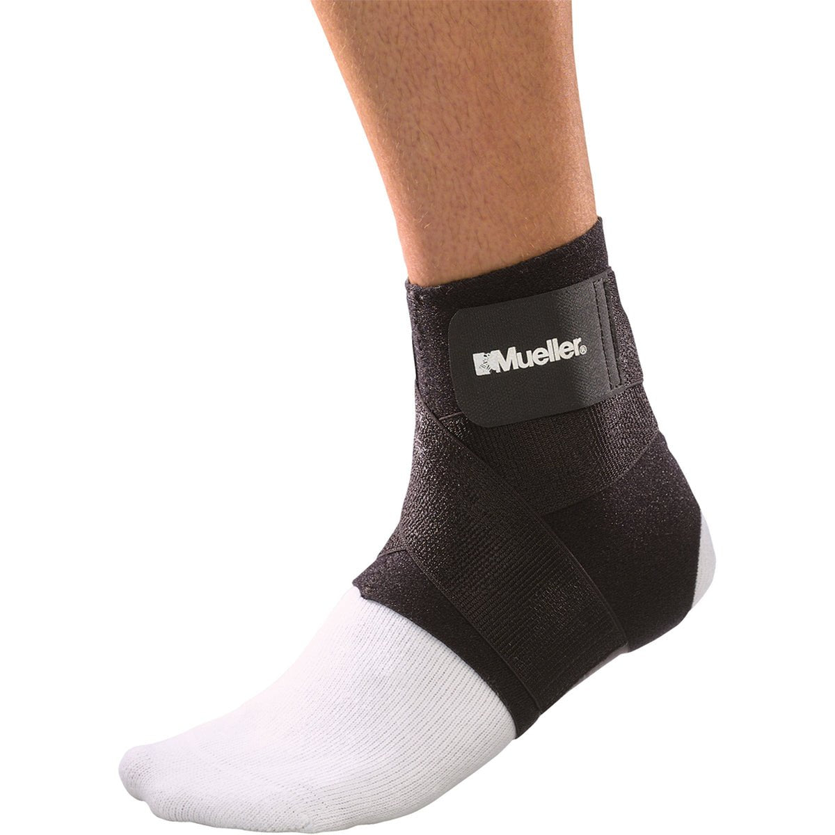Mueller Ankle Support with Straps - Black - Forza Sports