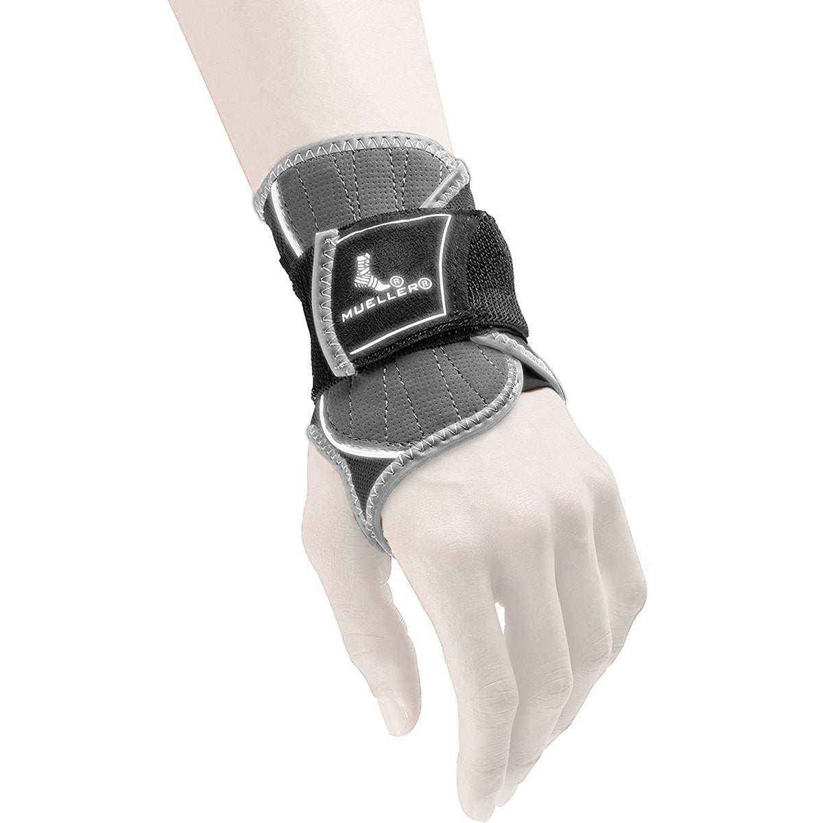 Mueller HG80 Premium Wrist Brace - Black/Gray