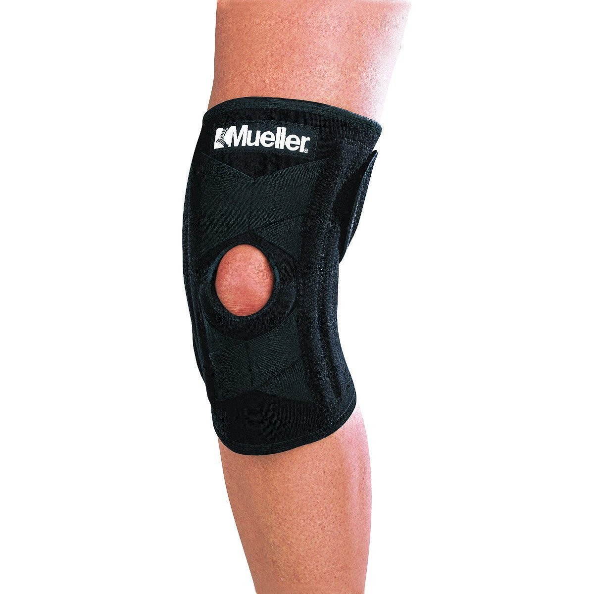 Mueller Self - Adjusting Knee Stabilizer - Black - Forza Sports
