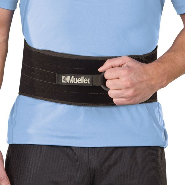 Mueller Green Adjustable Back and Abdominal Support - Black - Forza Sports