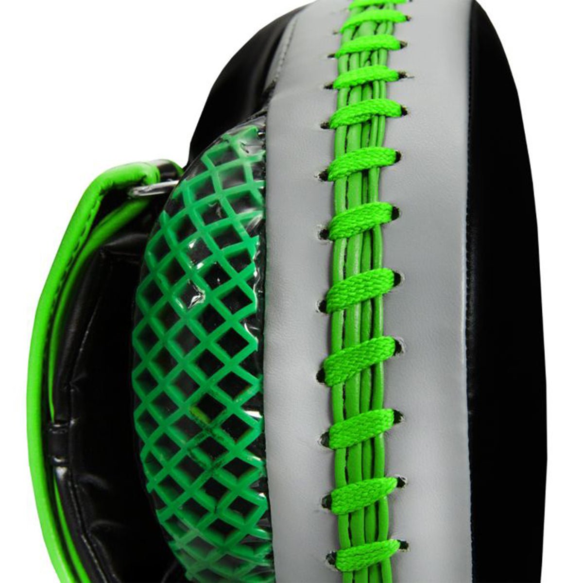 Title Boxing Matrix Heavy Hitters Punch Mitts - Black/Neon Green - Forza Sports