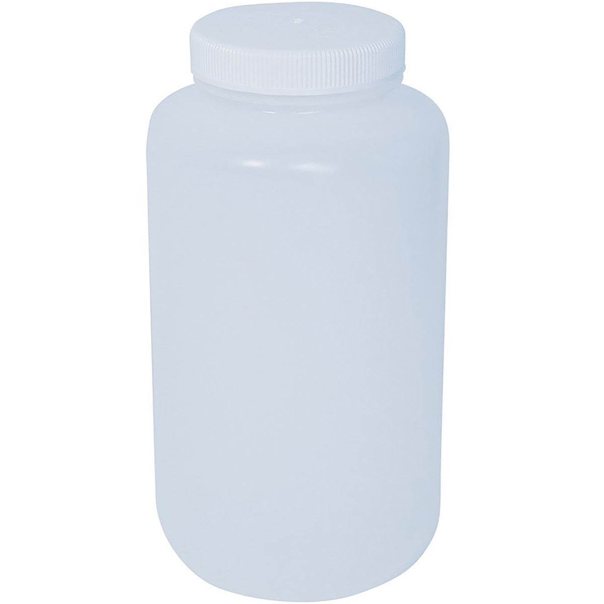 Nalgene LDPE Wide Mouth Round Bottle - White Nalgene