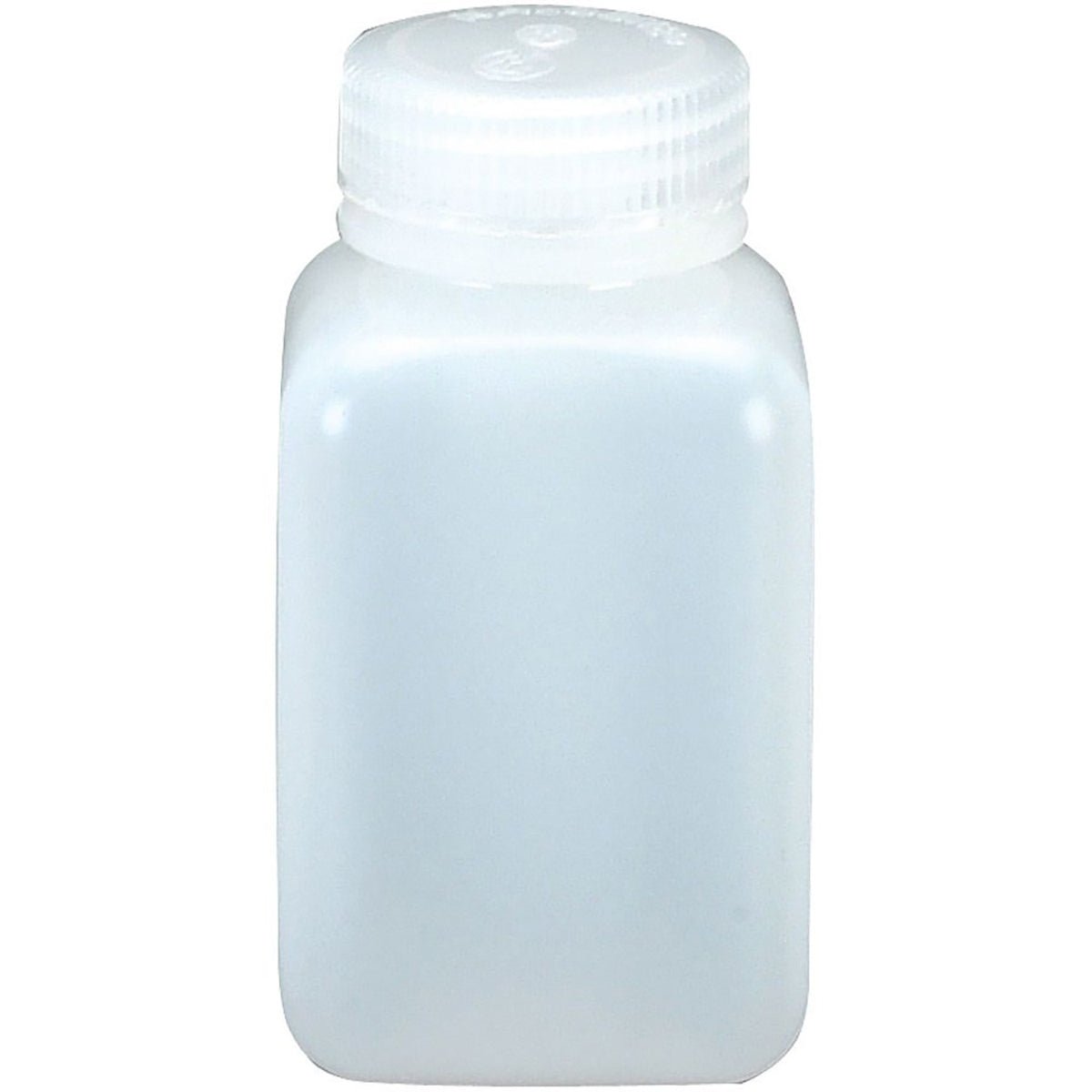 Nalgene HDPE Wide Mouth Square Bottle - White - Forza Sports