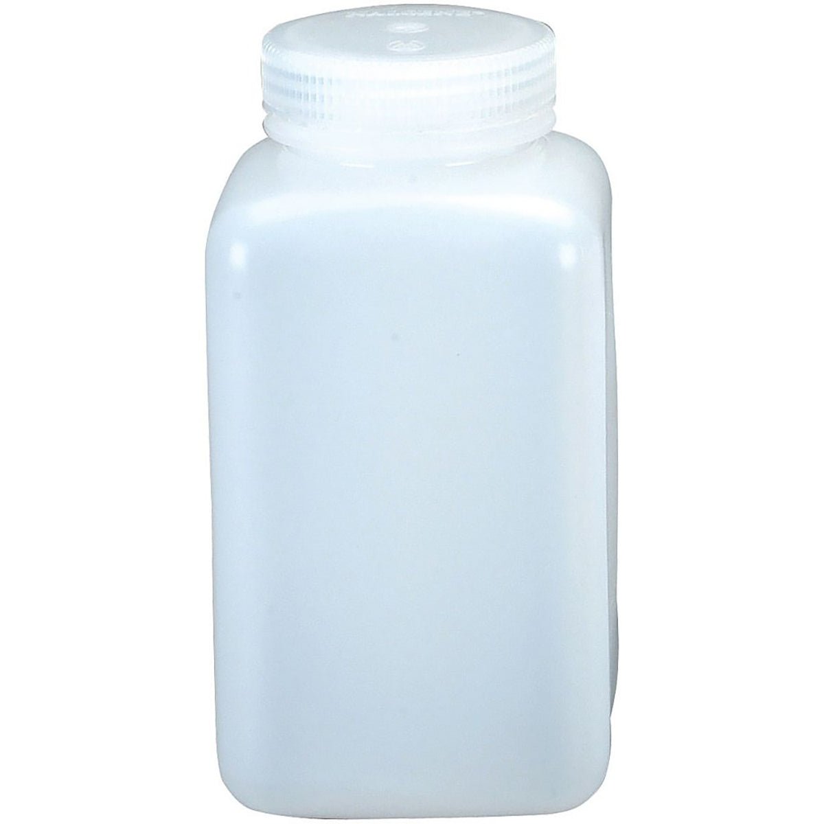 Nalgene HDPE Wide Mouth Square Bottle - White - Forza Sports