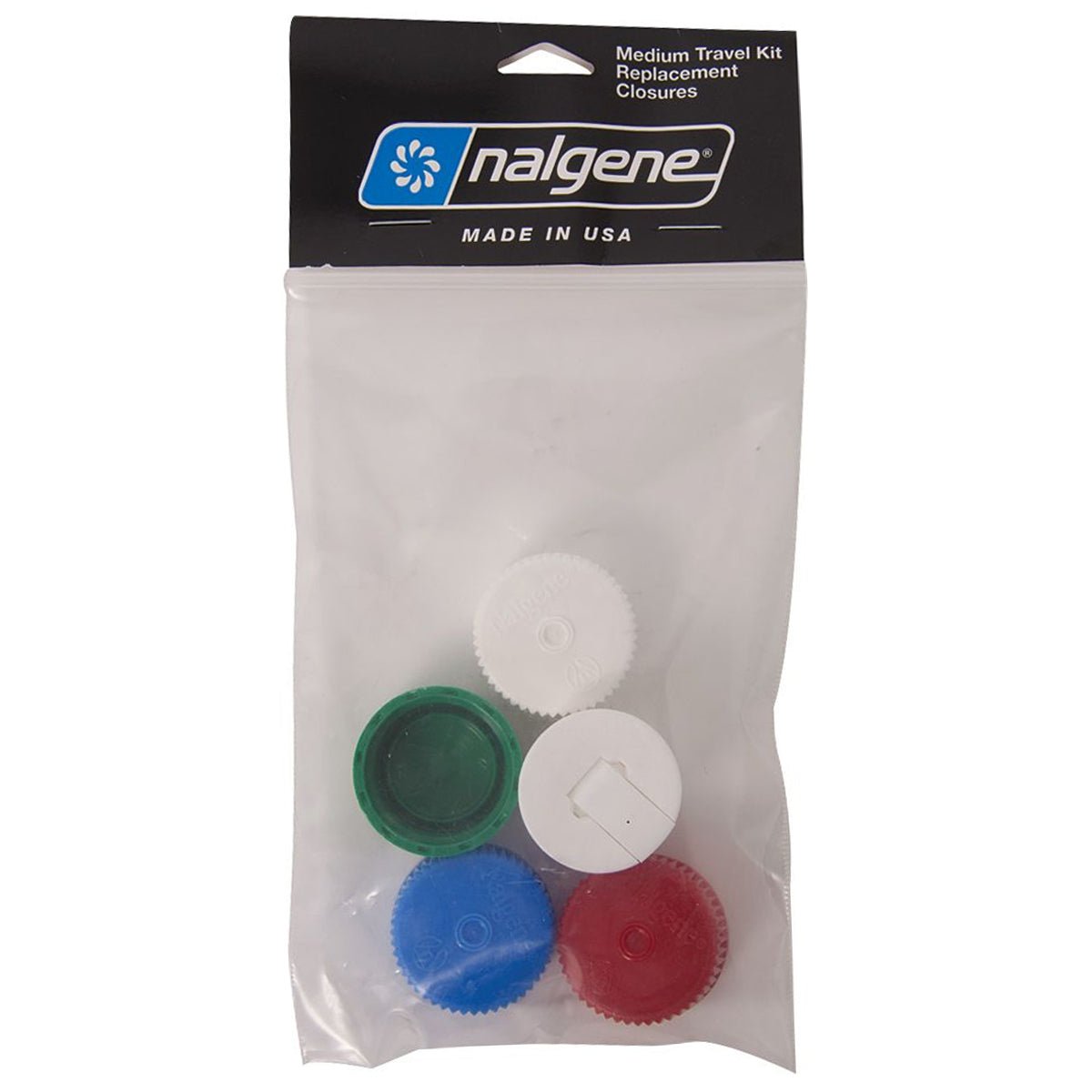Nalgene Travel Kit Replacement Caps 5 - Pack - Multicolor - Forza Sports