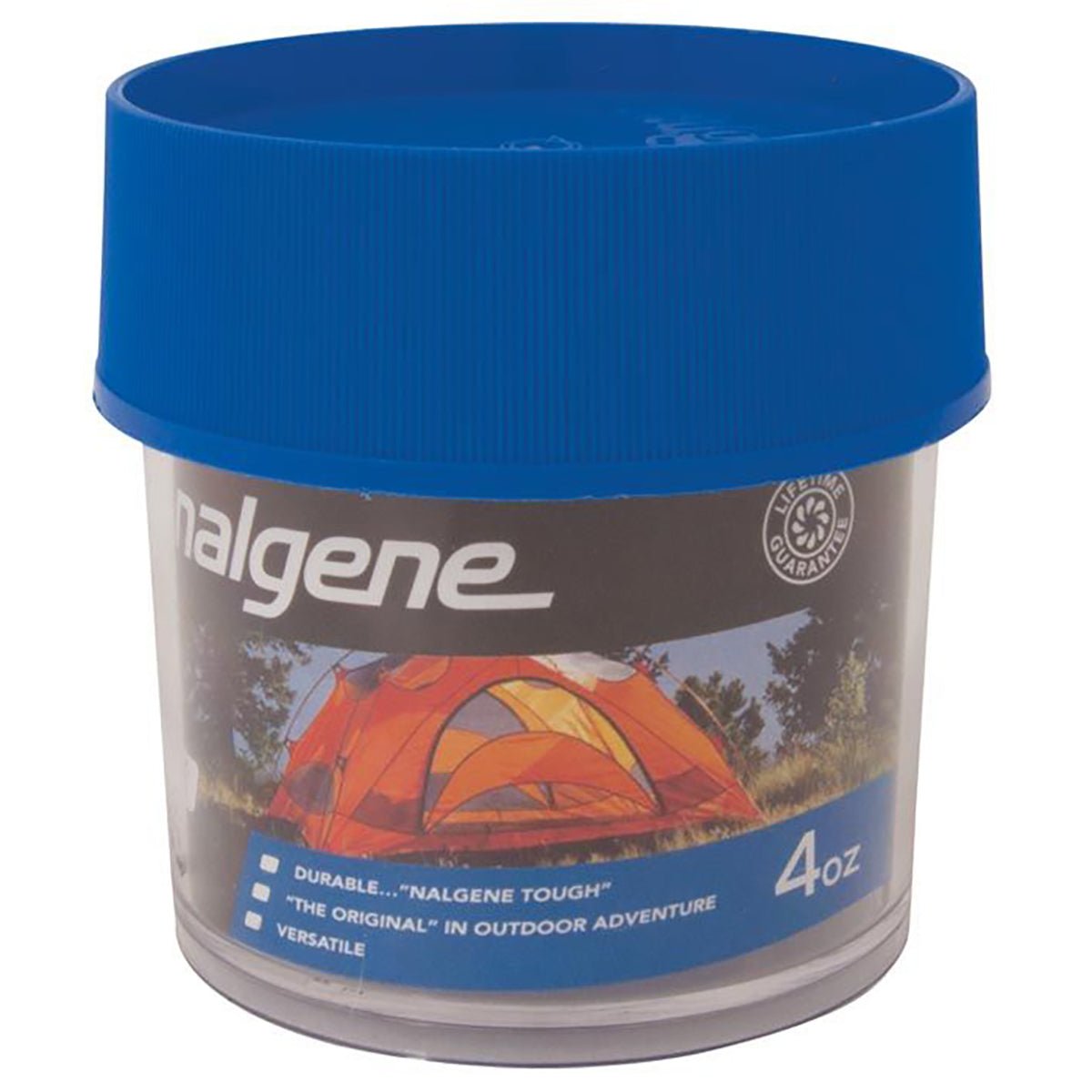 Nalgene Wide Mouth Outdoor Storage Container - Clear/Blue - Forza Sports