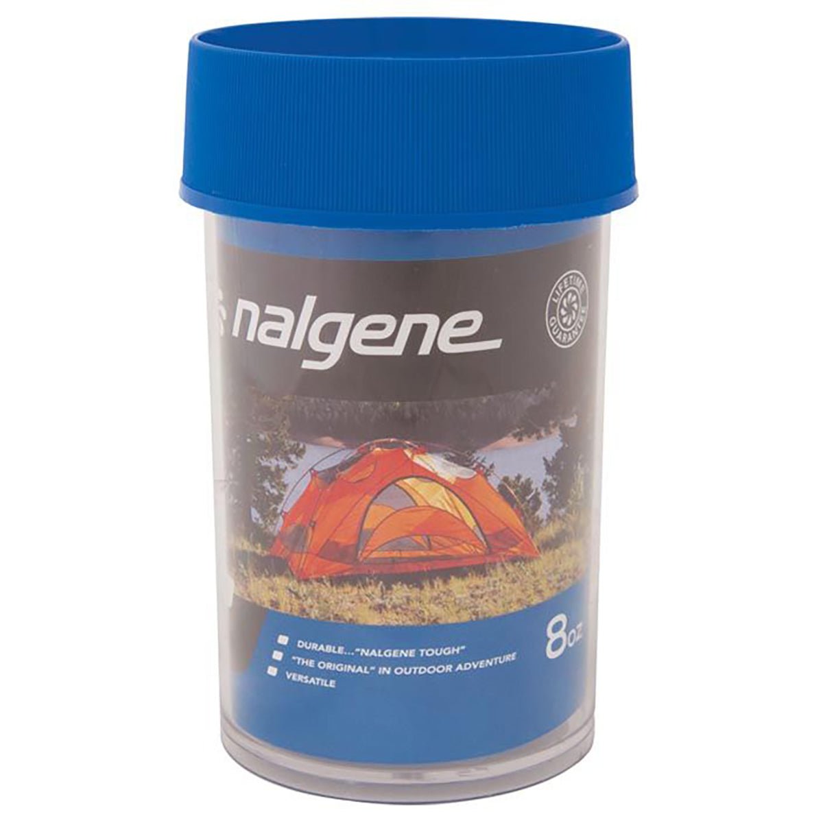 Nalgene Wide Mouth Outdoor Storage Container - Clear/Blue - Forza Sports