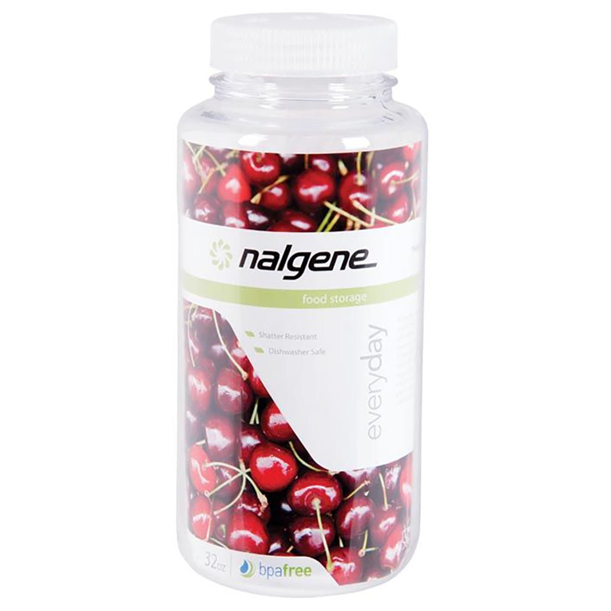 Nalgene Wide Mouth Kitchen Food Storage Jar - Clear/White - Forza Sports