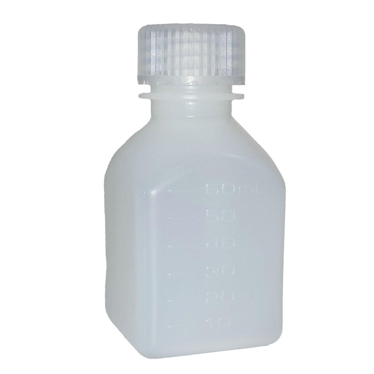Nalgene HDPE Narrow Mouth Square Bottle - White - Forza Sports