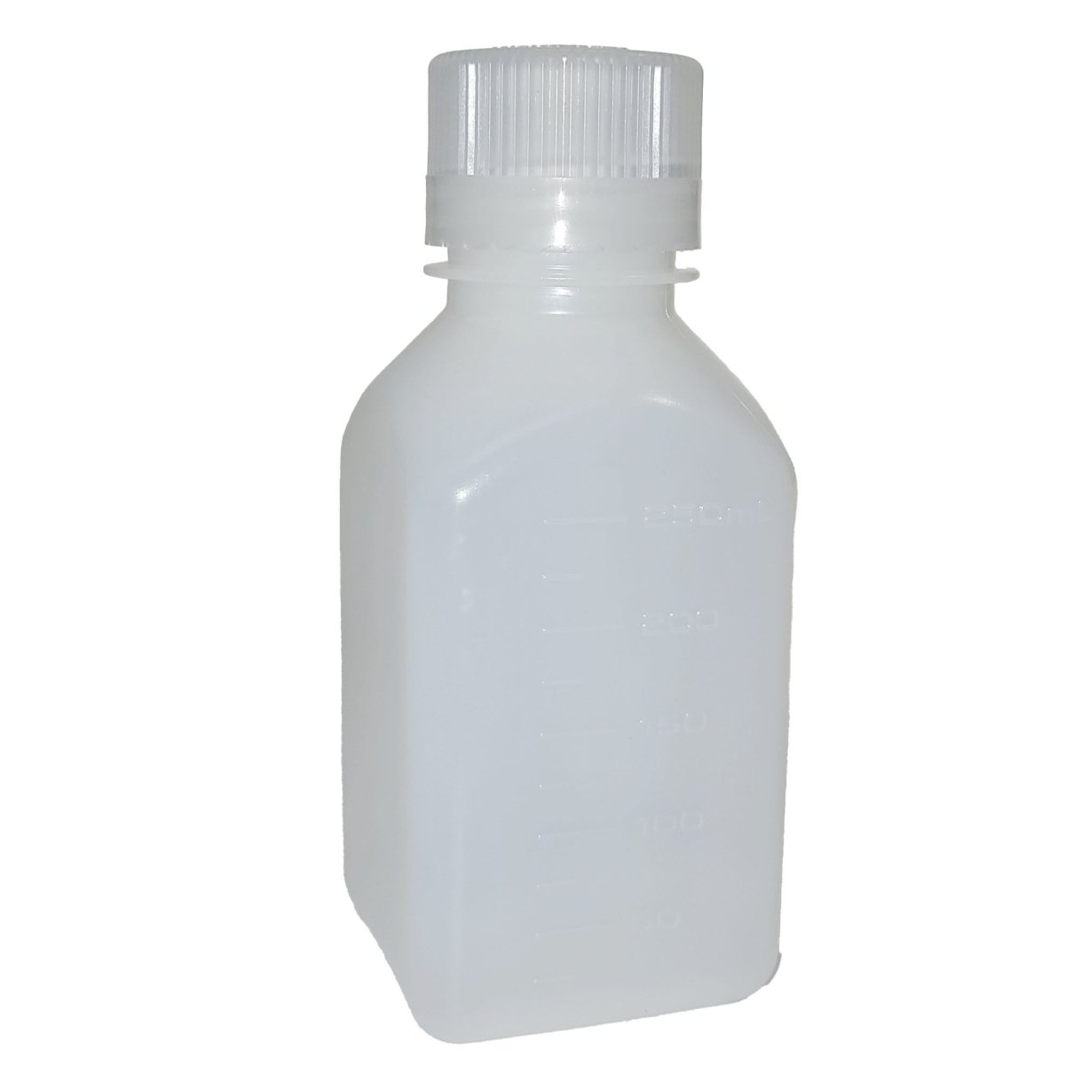 Nalgene HDPE Narrow Mouth Square Bottle - White - Forza Sports